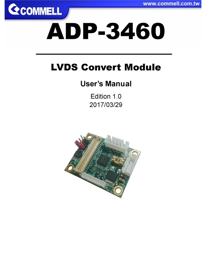 Commell ADP-3460 user manual