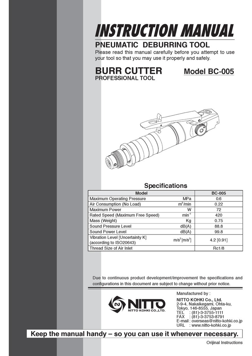 Nitto Kohki BC-005 instruction manual