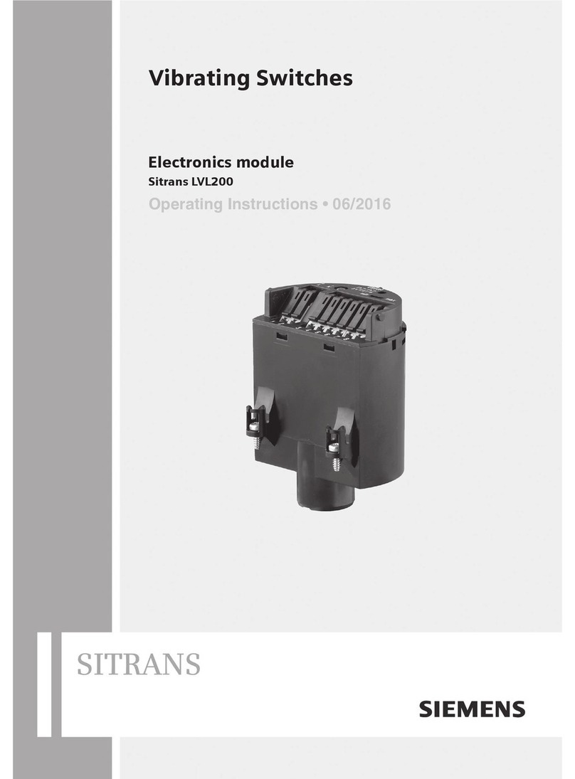 Siemens Sitrans LVL200 User manual