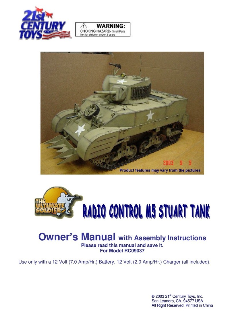 21st Century Toys RC09037 owner's manual