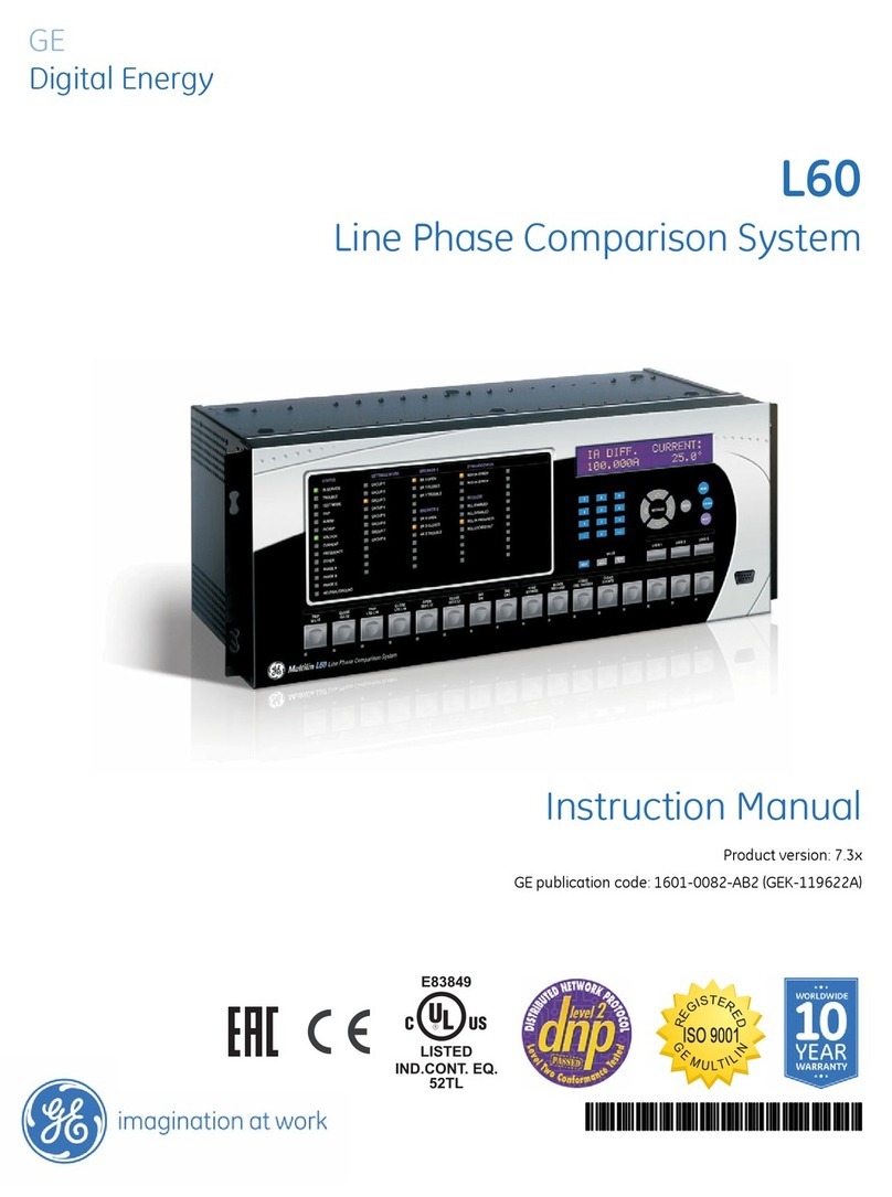 GE Digital Energy L60 instruction manual