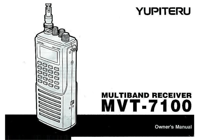 Yupiteru MVT-7100 owner's manual