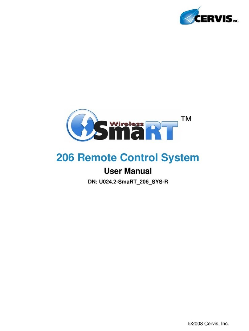 Cervis SmaRT 206 user manual