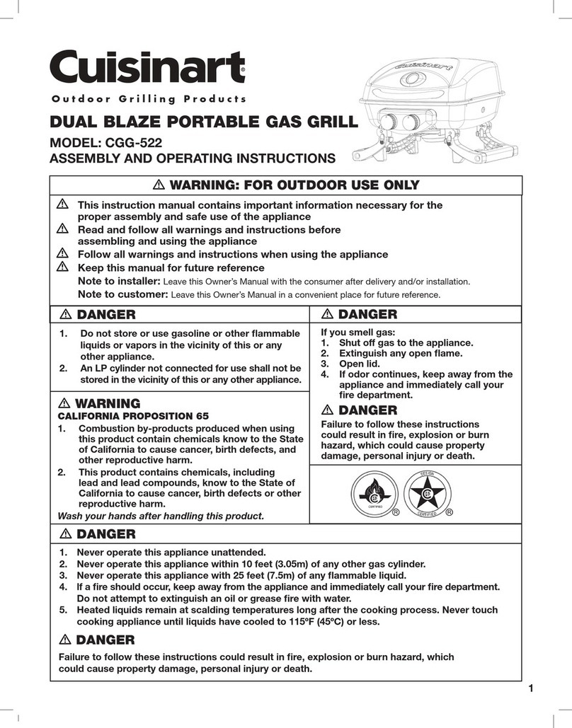 Cuisinart CGG-522 User manual