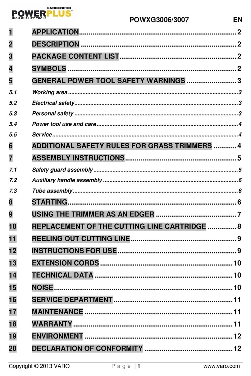 Powerplus POWXG3006 user manual