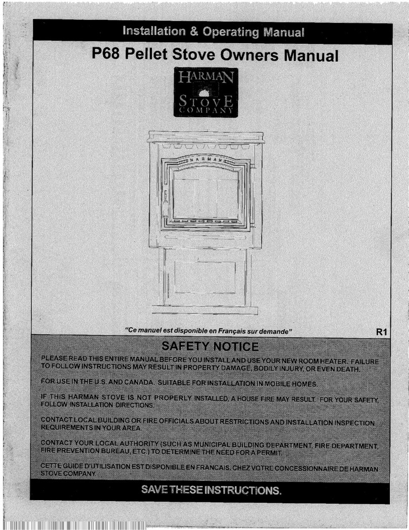 Harman Stove Company P68 owner's manual Harman Stove Company P68 owner's manual