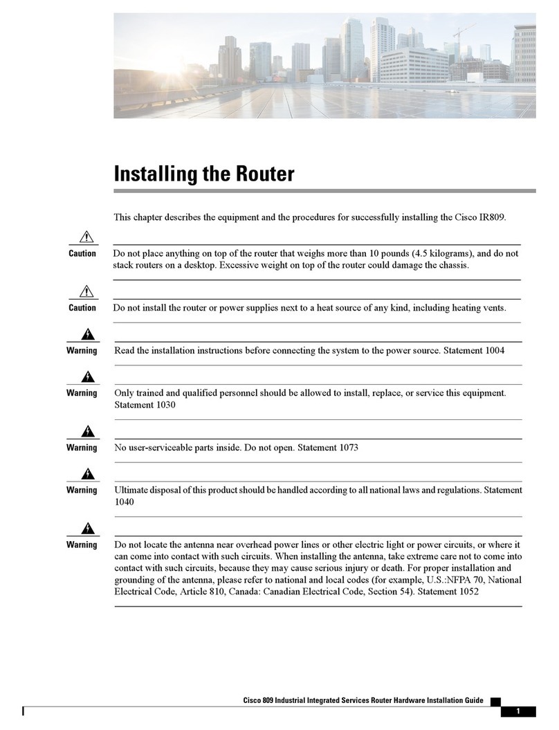 Cisco IR809 User manual Cisco IR809 User manual