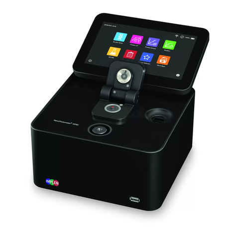 NanoPhotometer N50 user manual