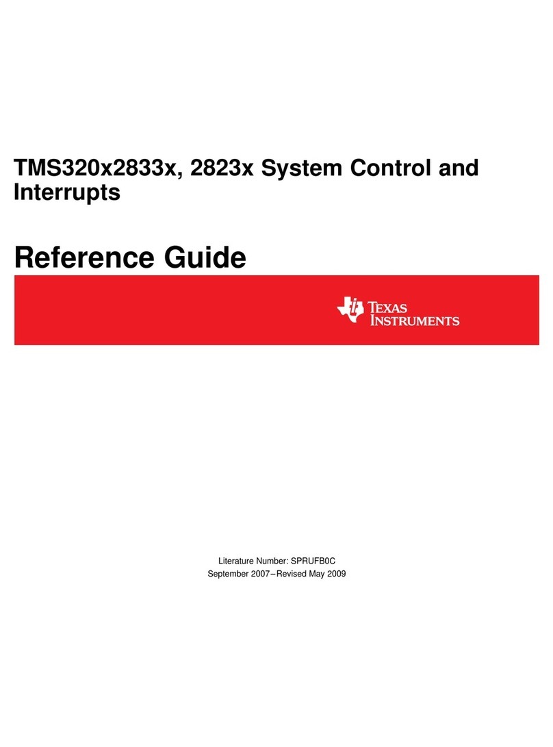 Texas Instruments TMS320x2833 series reference guide Texas Instruments TMS320x2833 series reference guide