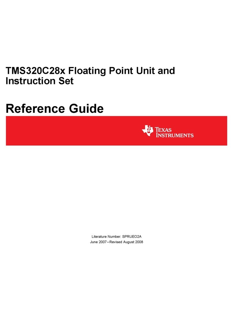 Texas Instruments TMS320C28 series reference guide