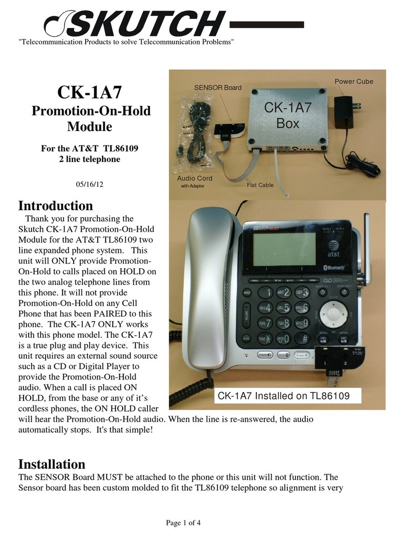 SKUTCH CK-1A7 user manual