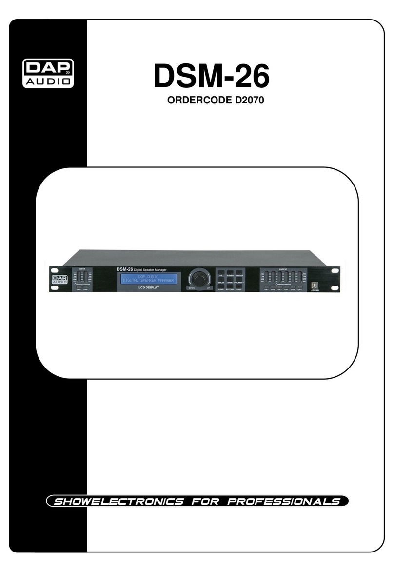 DAPAudio DSM-26 user manual