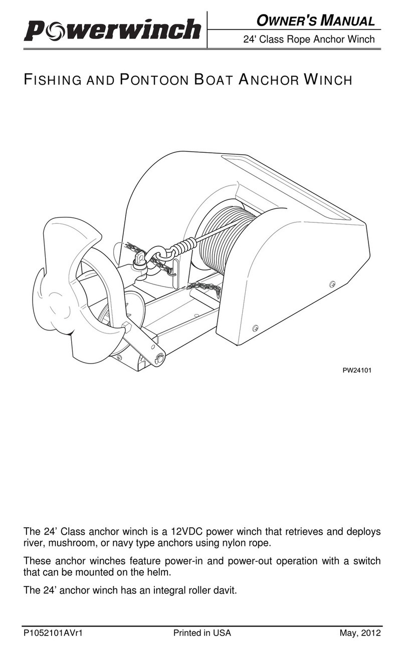 POWERWINCH PW0-P77724 owner's manual