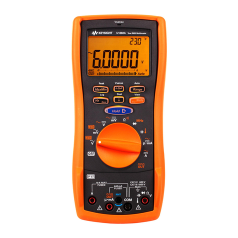 Keysight U1281A quick start guide