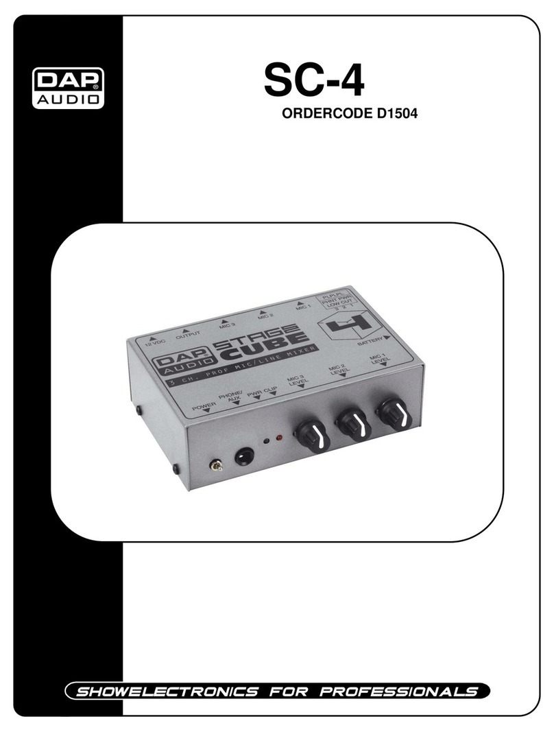 DAPAudio SC-4 user manual