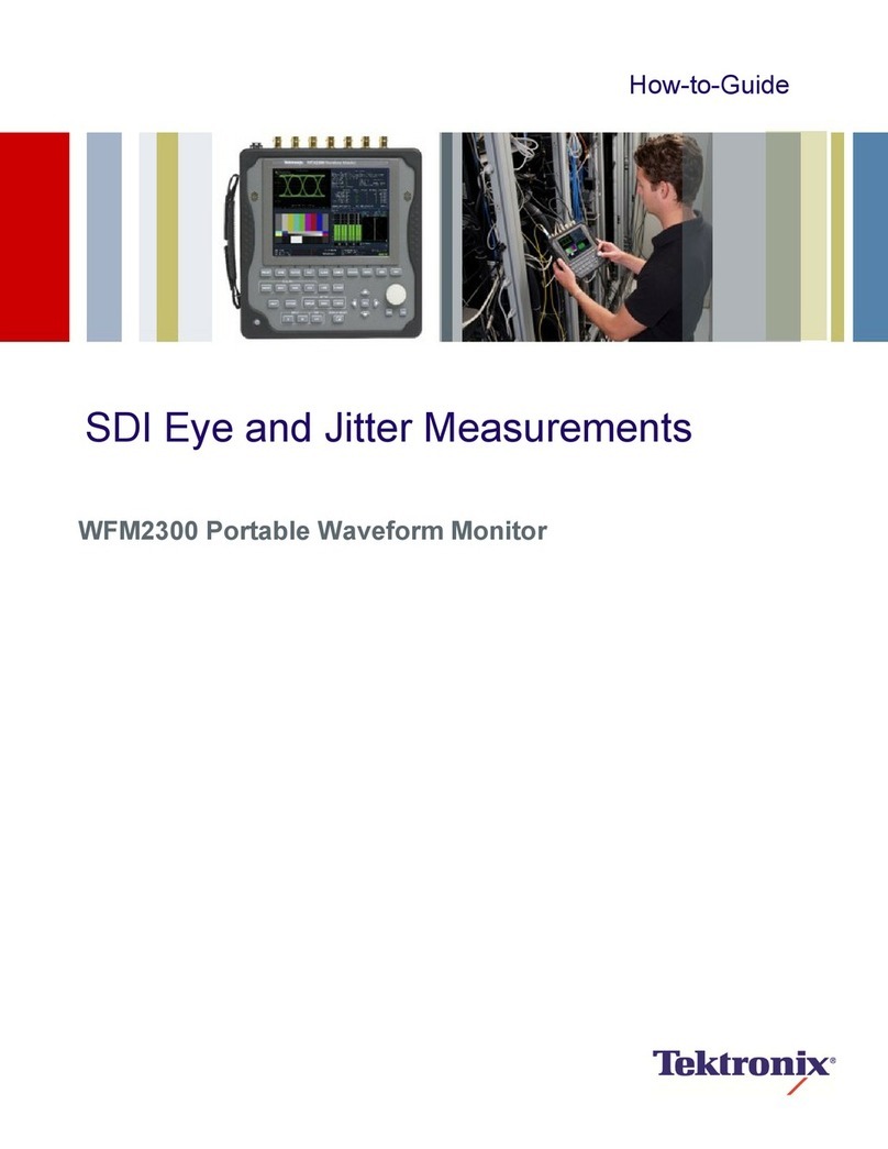 Tektronix WFM2300 Administrator Guide