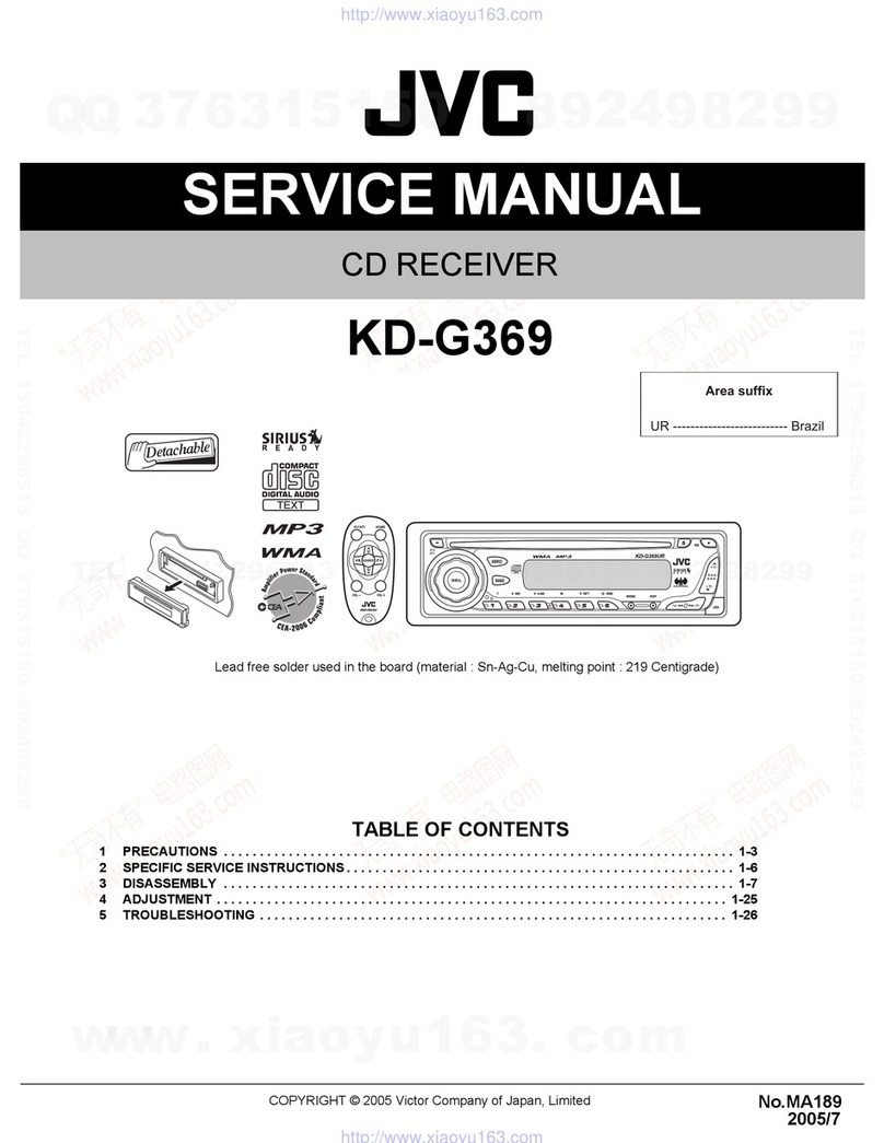 JVC KD-G369 User manual