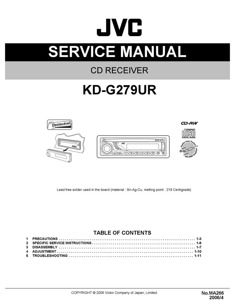 JVC KD-G279UR User manual