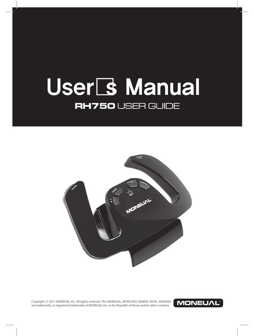 Moneual RH750 User manual