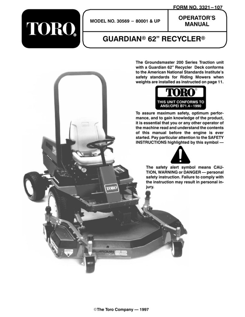 Toro 30569 User manual