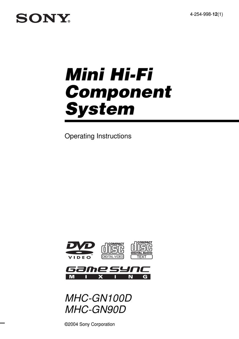 Sony MHC-GN100D operating instructions