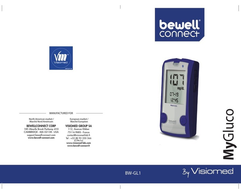 bewell connect MyGluco BW-GL1 User manual