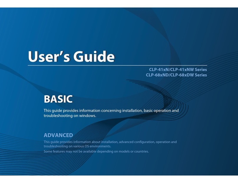 Samsung CLP-41xN Series User manual