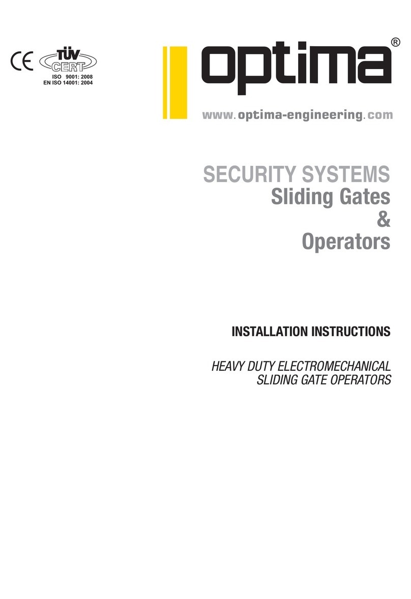 Optima ESGO 4000 Installation instruction Optima ESGO 4000 Installation instruction