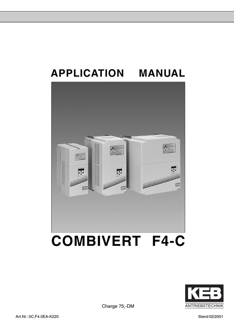 KEBCO COMBIVERT F4-C Instructions for use