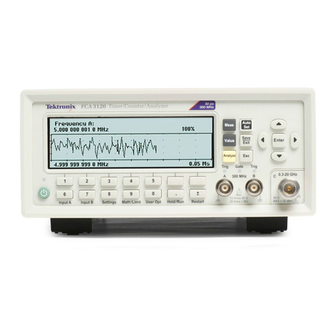 Tektronix FCA3000 Series Programmer's manual Tektronix FCA3000 Series Programmer's manual