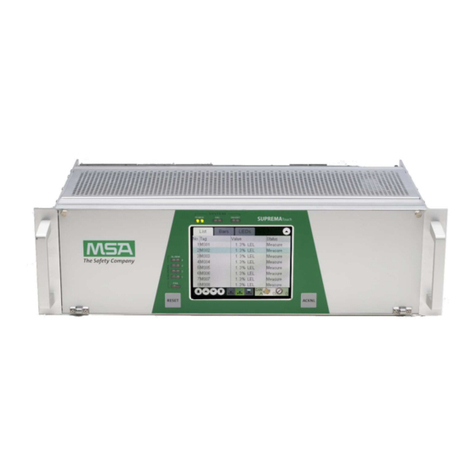 MSA SUPREMA Touch Installation and operating instructions