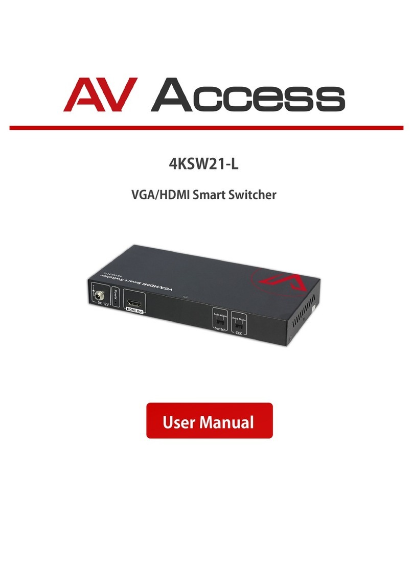 AV Access 4KSW21-L user manual