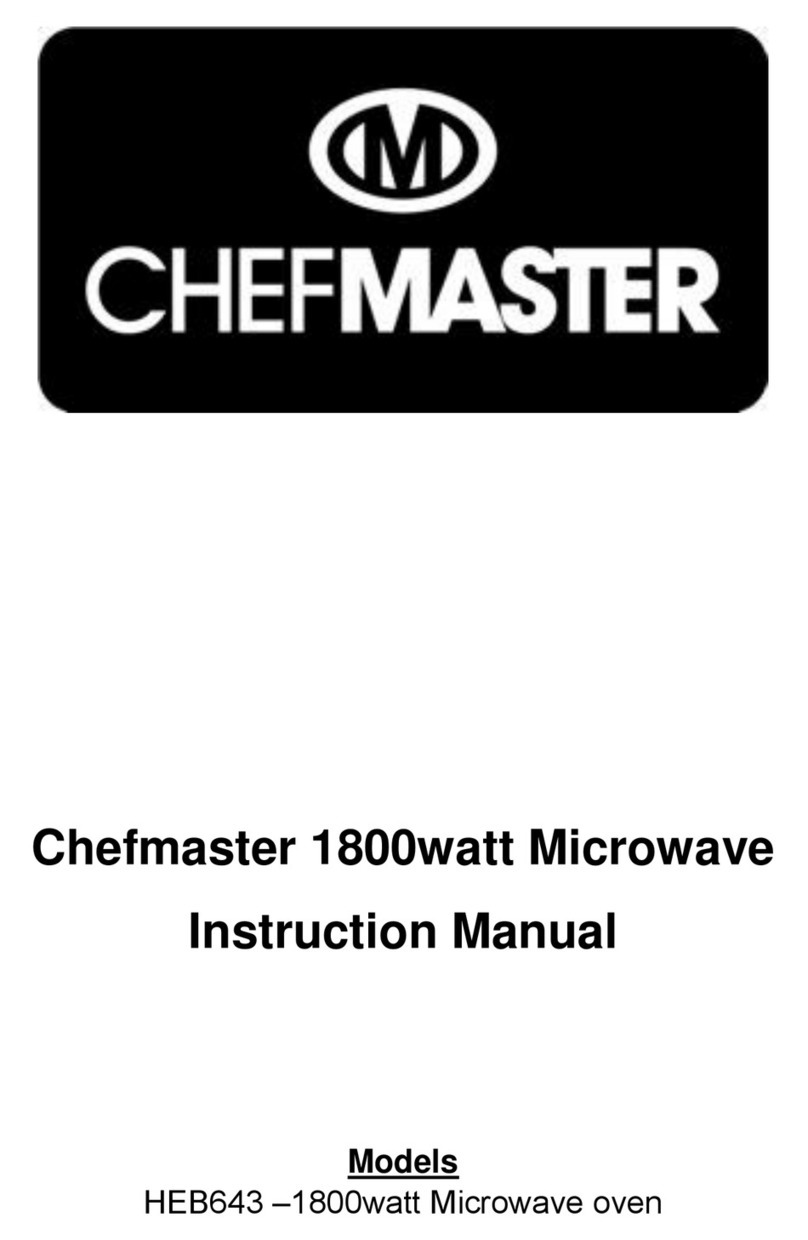 Chef-Master HEB643 User manual