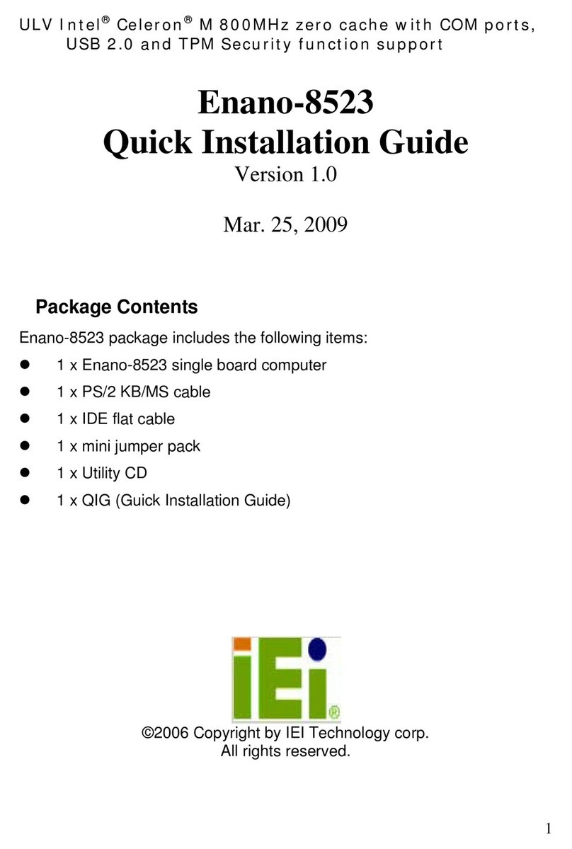 Intel Enano-8523 User manual