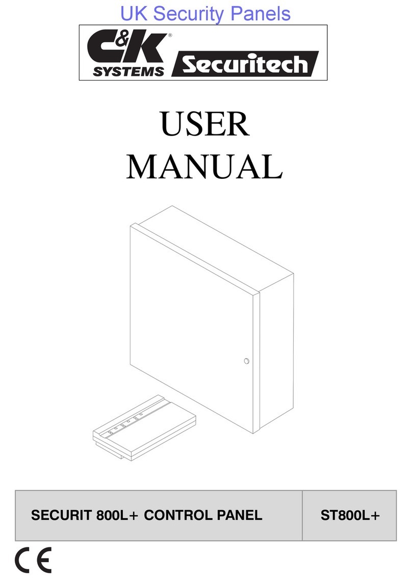 C & K Systems SECURIT ST800L+ User manual