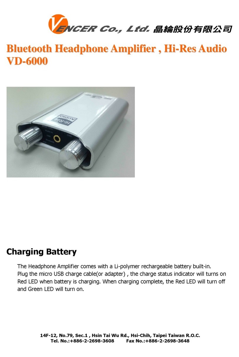 VENCER VD-6000 user manual