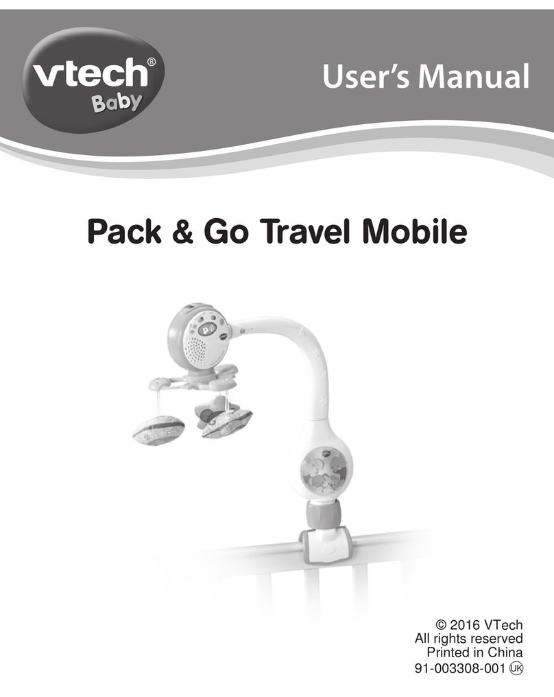 V-tech Pack & Go Travel Mobile User manual