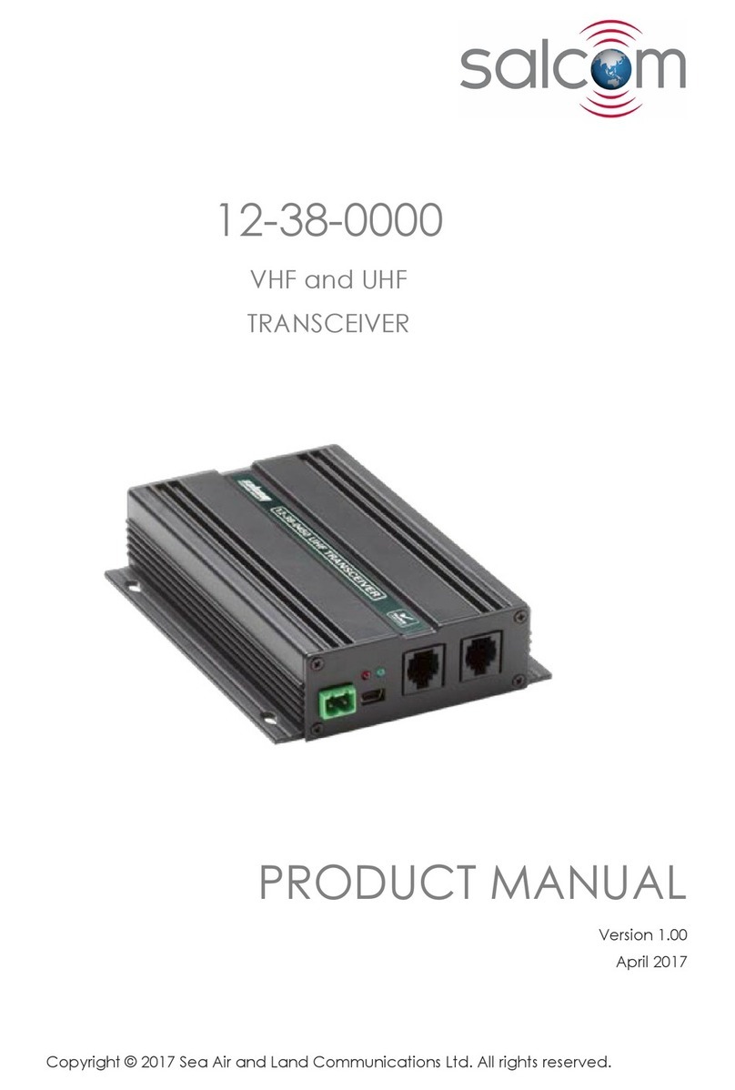 Salcom 12-38-0000 product manual