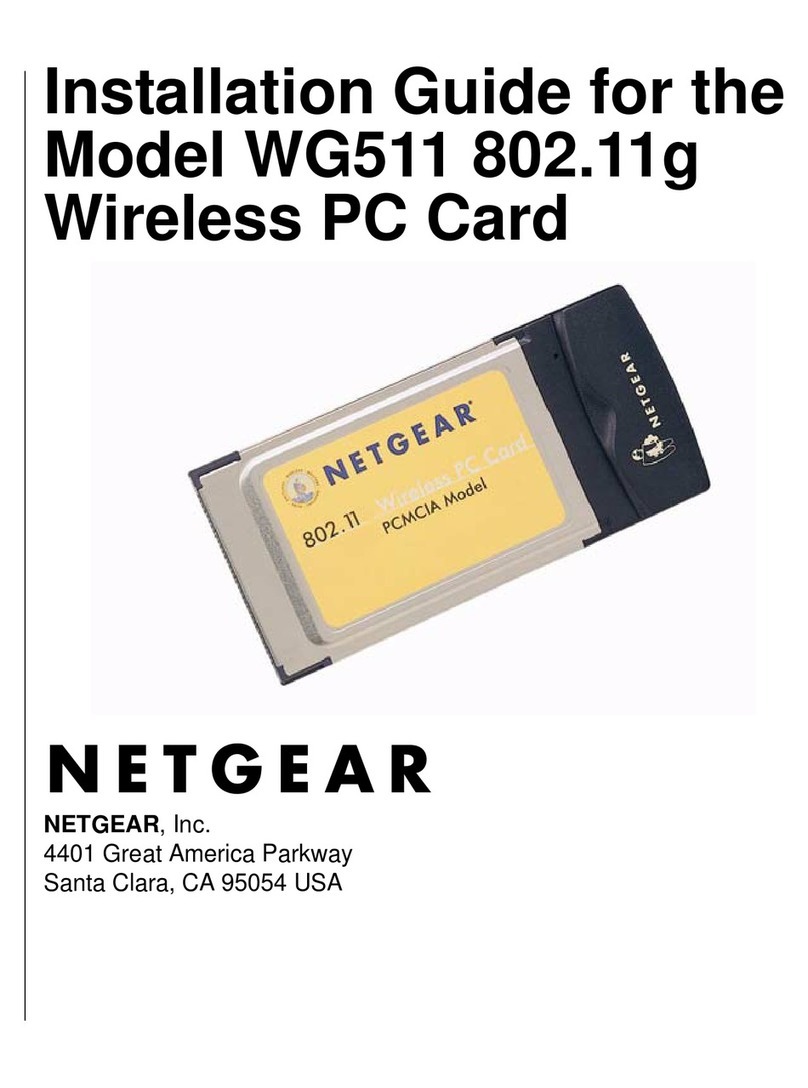 Netgar WG511 User manual
