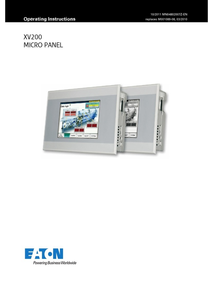 Eaton XV200 Operating instruction Eaton XV200 Operating instruction