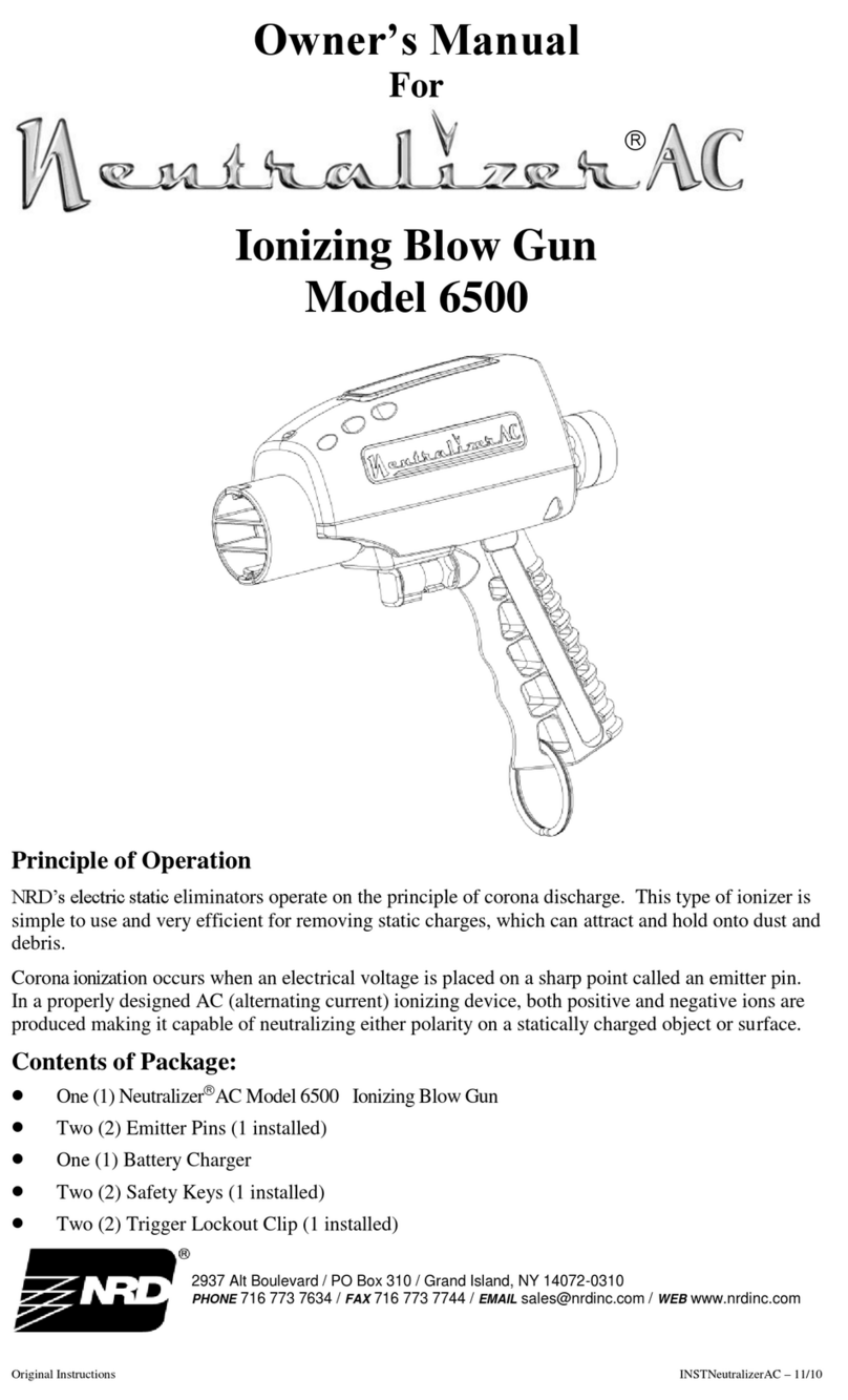 NRD Neutralizer AC 6500 owner's manual