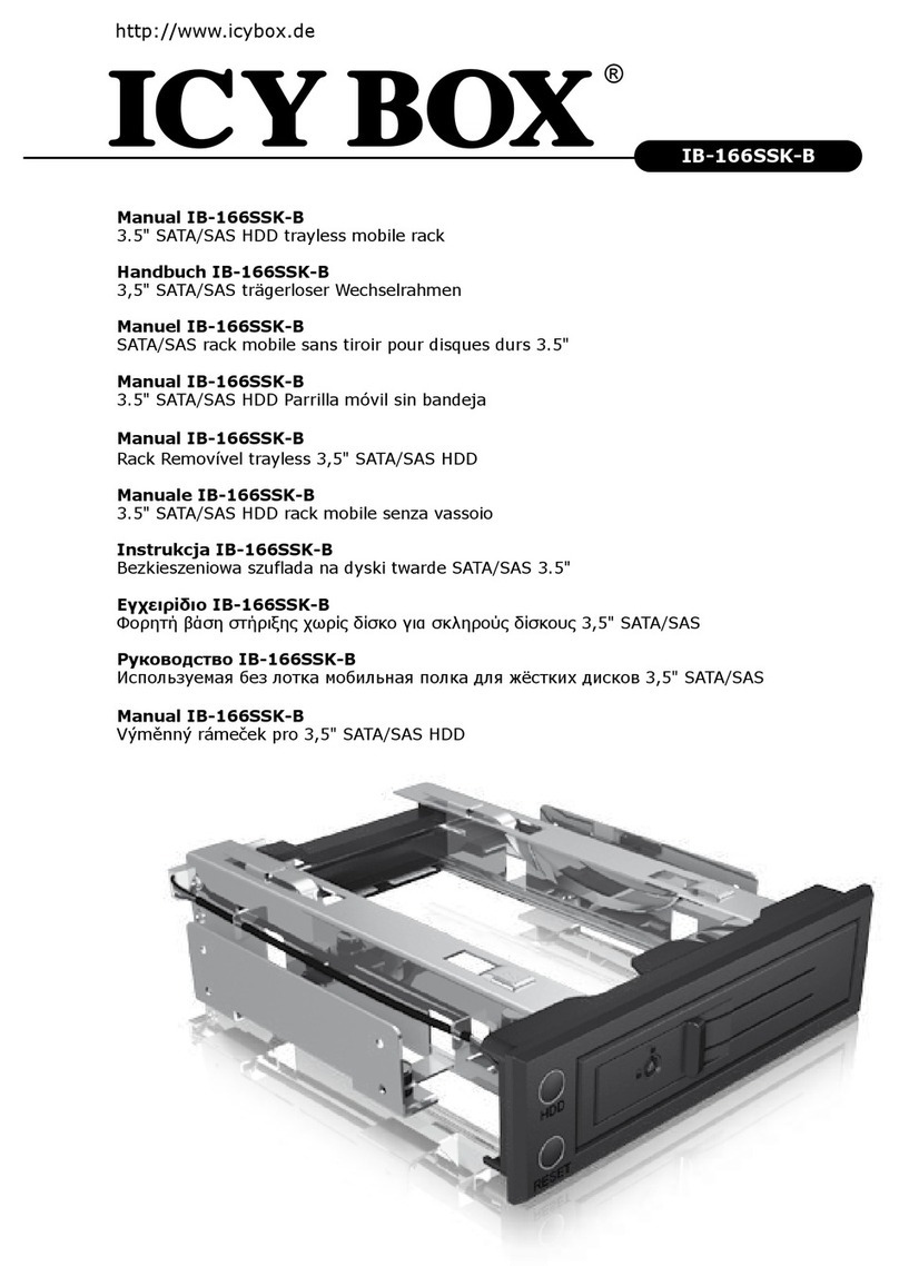 Icy Box IB-166SSK-B User manual Icy Box IB-166SSK-B User manual