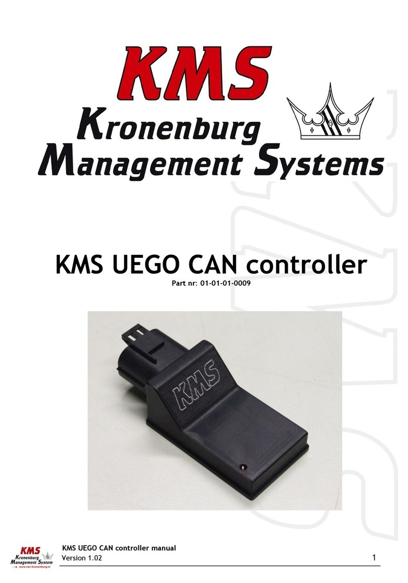 KMS UEGO CAN User manual