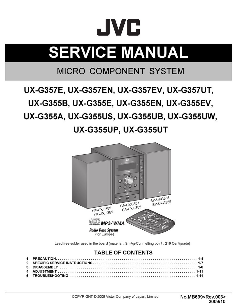 JVC UX-G357UT User manual JVC UX-G357UT User manual