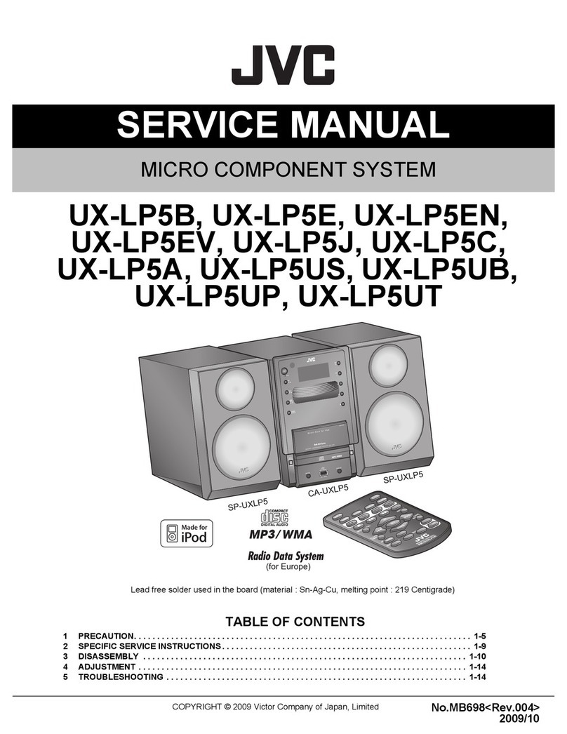 JVC UX-LP5B, UX-LP5E, UX-LP5EN User manual