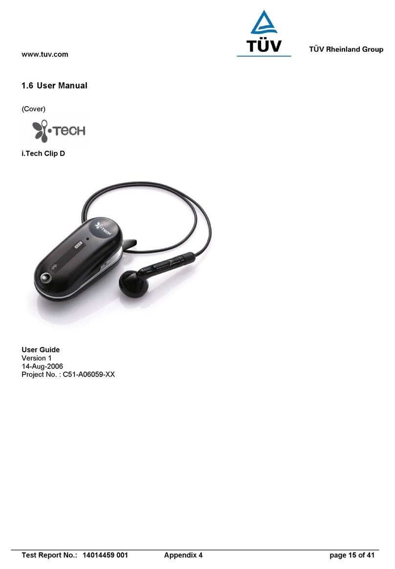 TUV i.Tech Clip D user manual