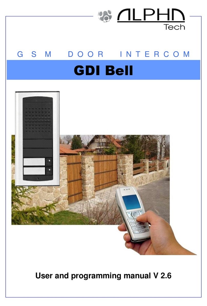 Alpha Technologies GDI Bell Owner's manual