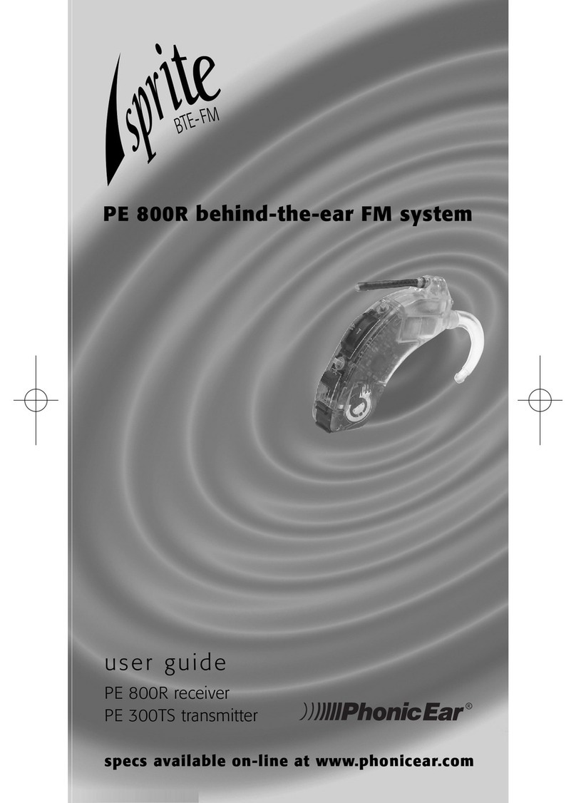 Phonic Ear PE 800R user guide