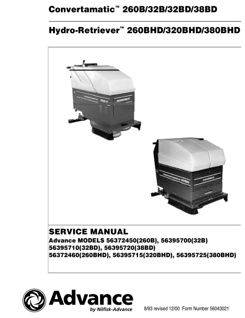 Nilfisk-Advance Convertamatic 260B Service manual
