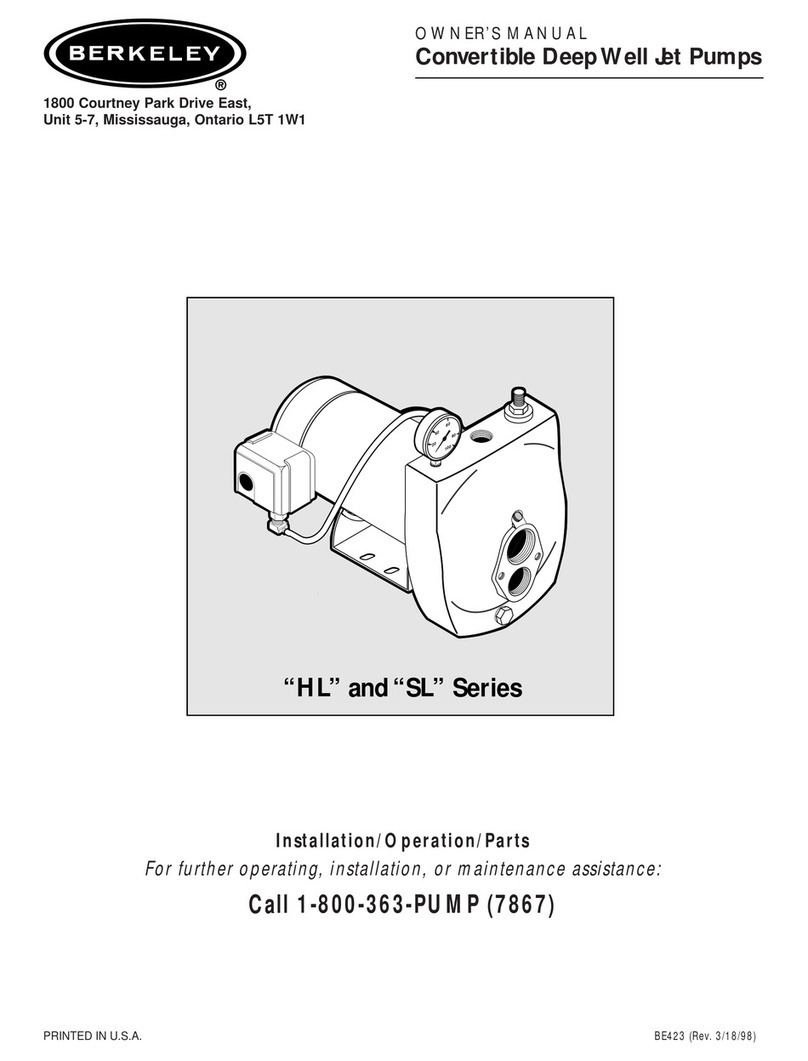 Berkeley HL series owner's manual Berkeley HL series owner's manual
